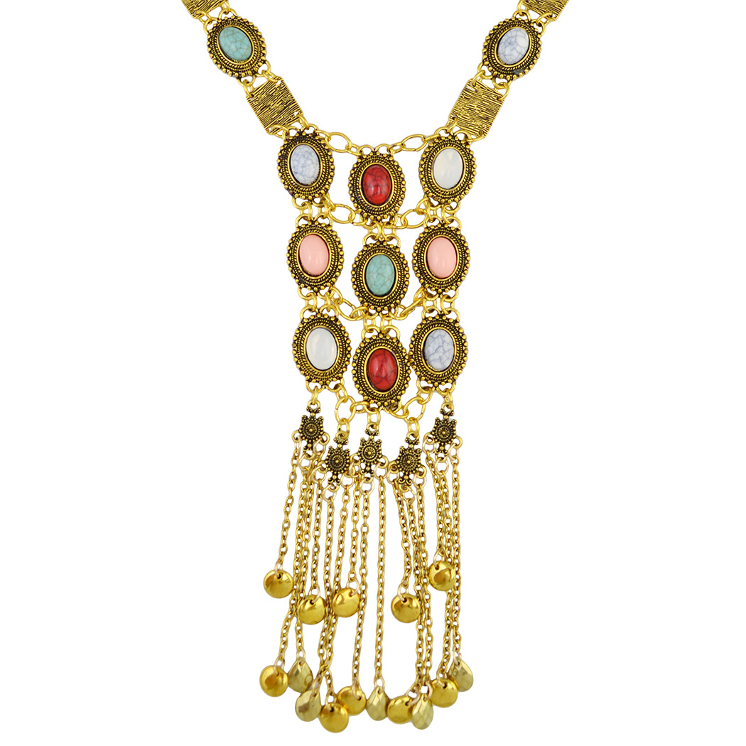 Title 9, Exaggerated multi-layer Long Necklace