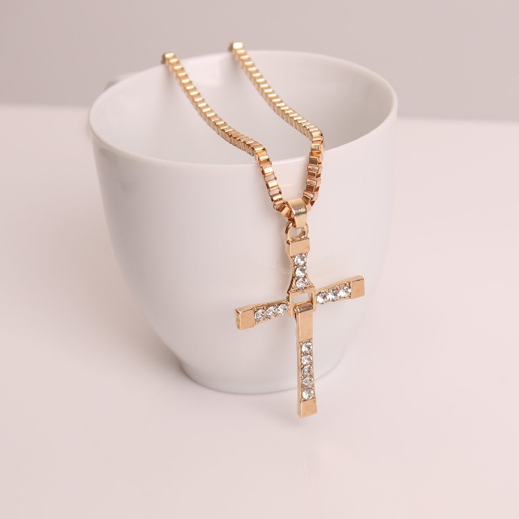 Title 4, Cross necklace hip hop mens necklace, a bold s...