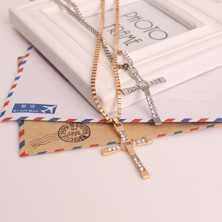 Title 7, Cross necklace hip hop mens necklace, a bold s...