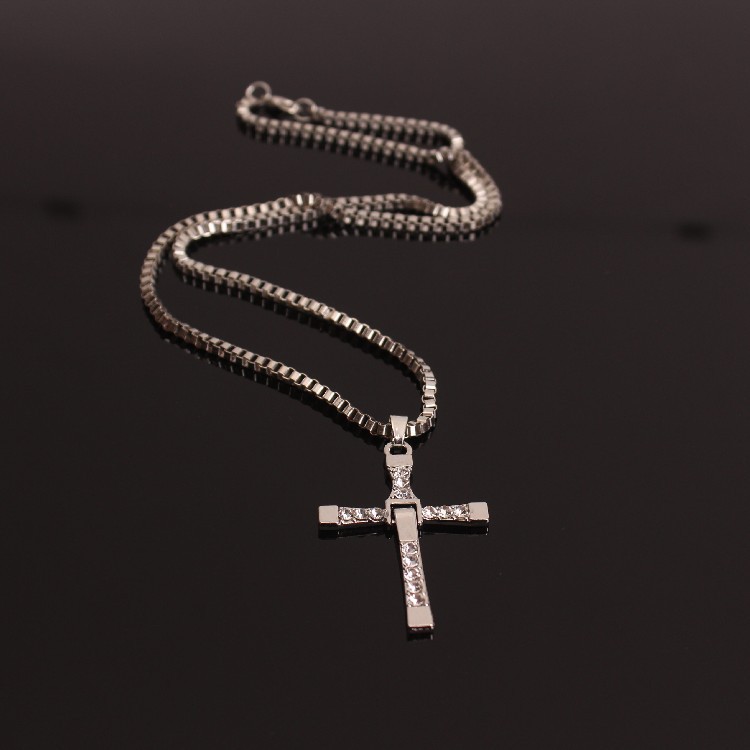 Title 9, Cross necklace hip hop mens necklace, a bold s...