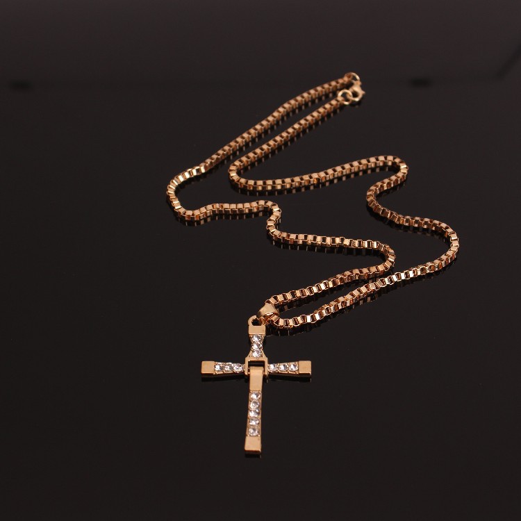 Title 10, Cross necklace hip hop mens necklace, a bold s...