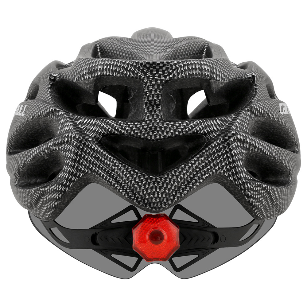 Title 9, Road and mountain bike helmet with lens, brim, ...