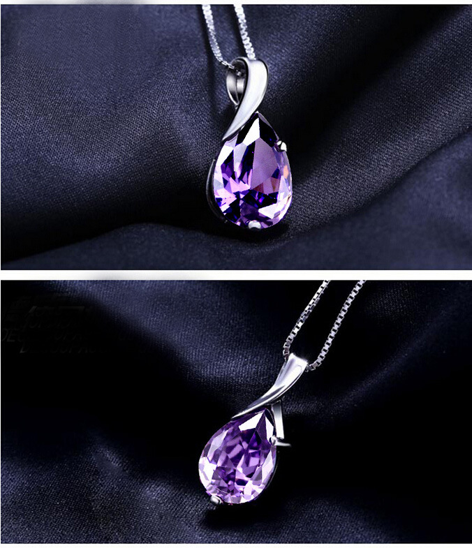 Title 5, Purple Amethyst Woman Necklaces