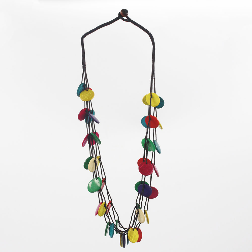 Title 1, Multi-layer hand-woven necklace