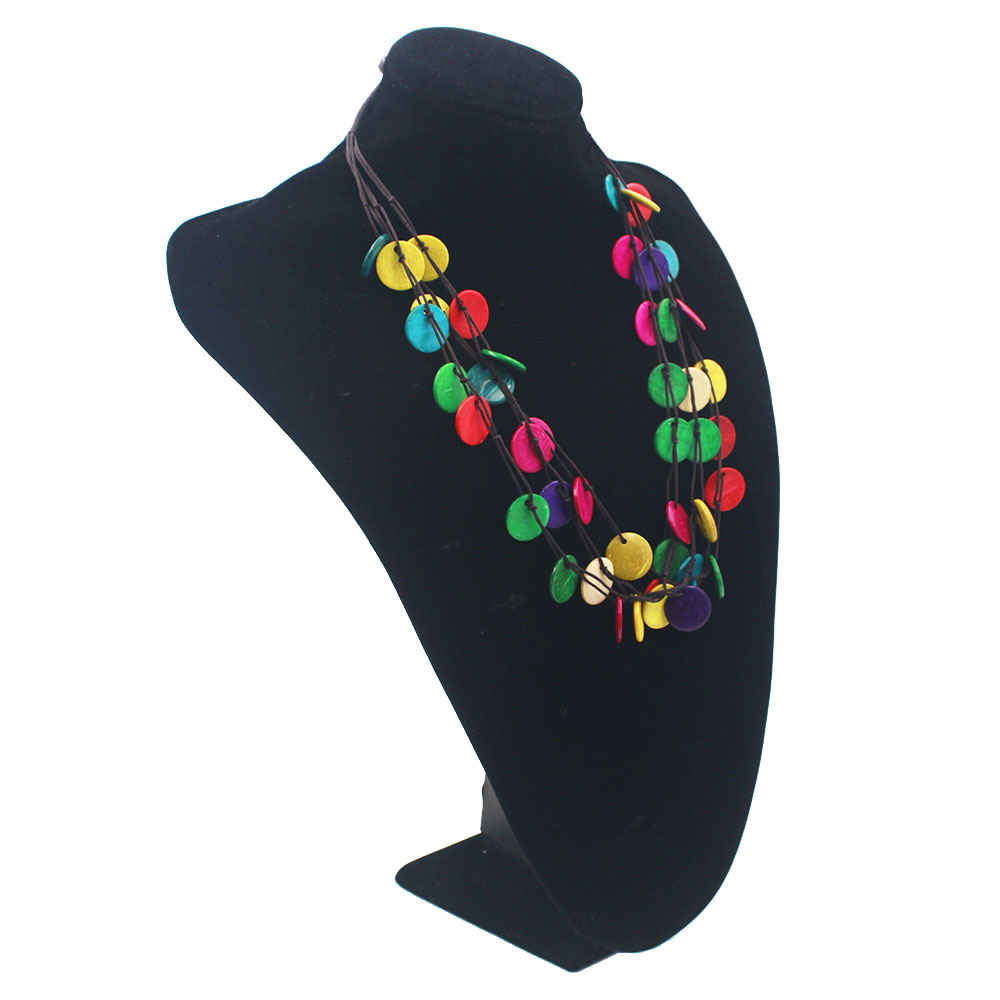 Title 4, Multi-layer hand-woven necklace