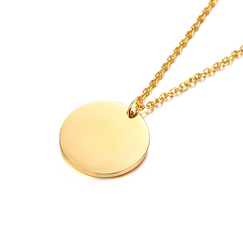 Title 13, Queen Gold Coin Coin Clavicle Necklace