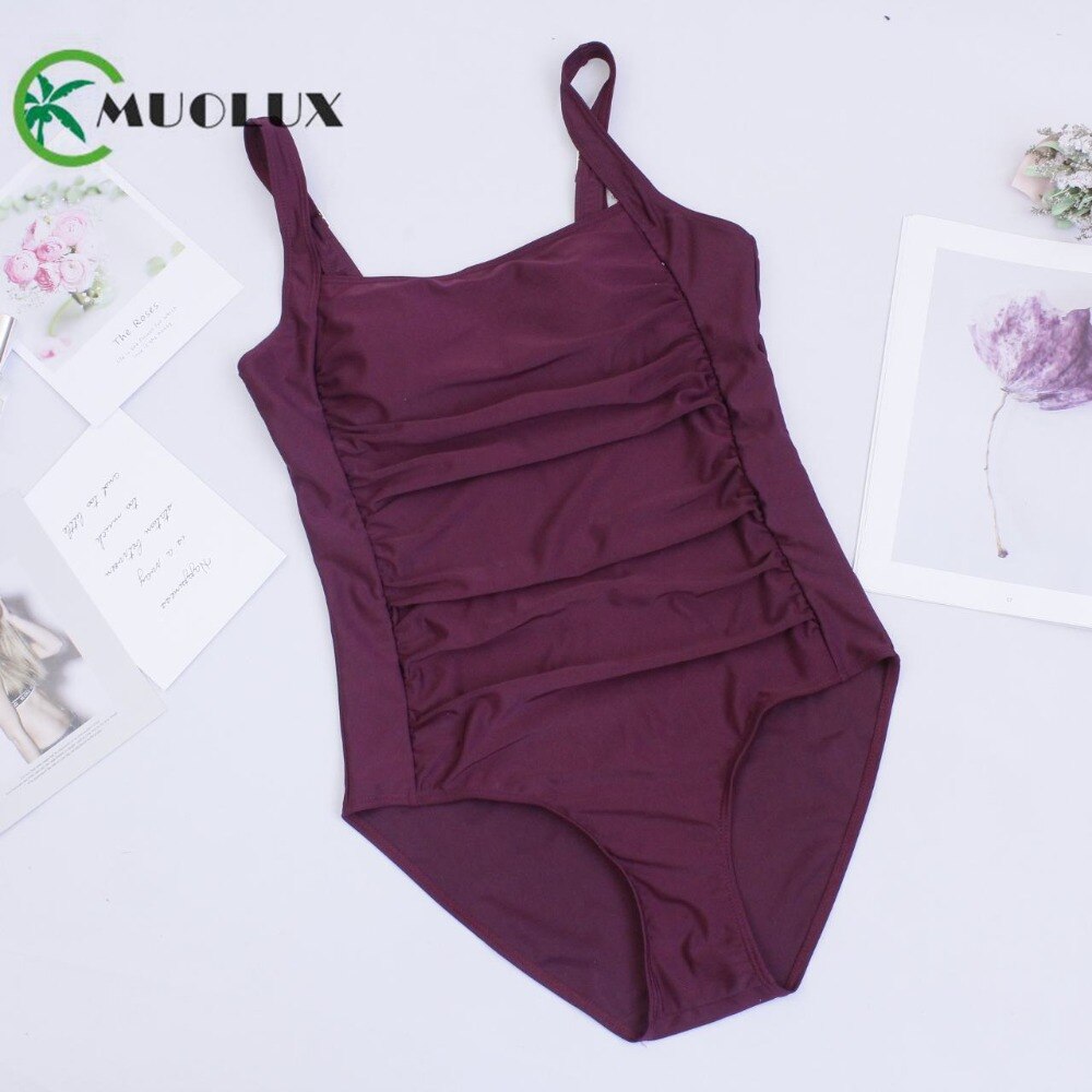 Title 14, Womens swimwear featuring solid shoulder strap...