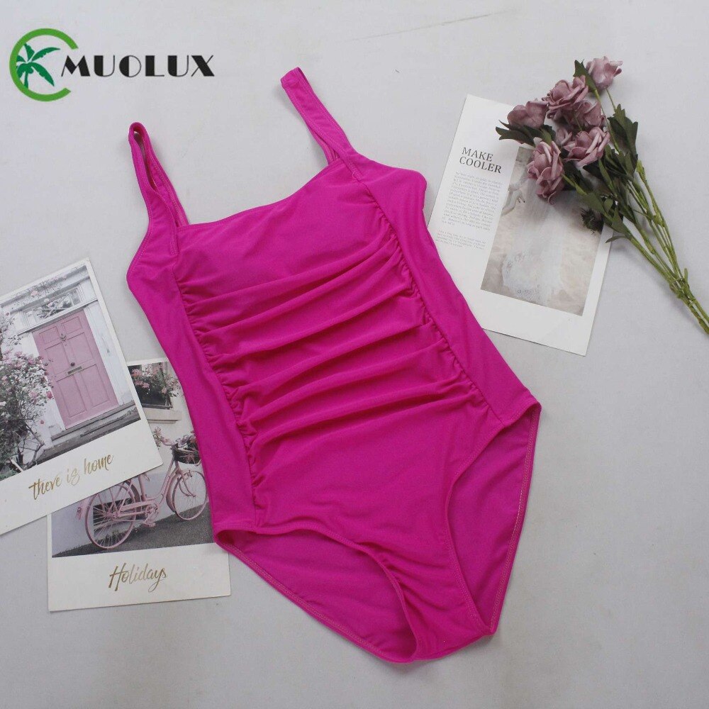 Title 18, Womens swimwear featuring solid shoulder strap...