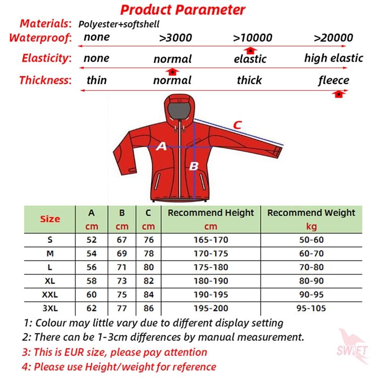 Title 1, Mens outdoor mountaineering storm suit windbre...