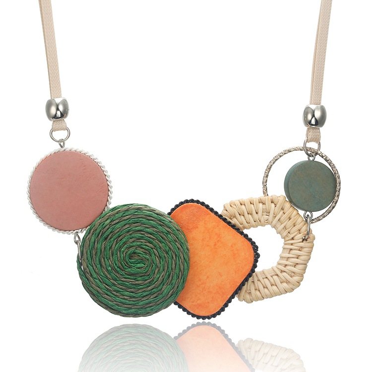 Title 7, Bamboo Pendant Necklace