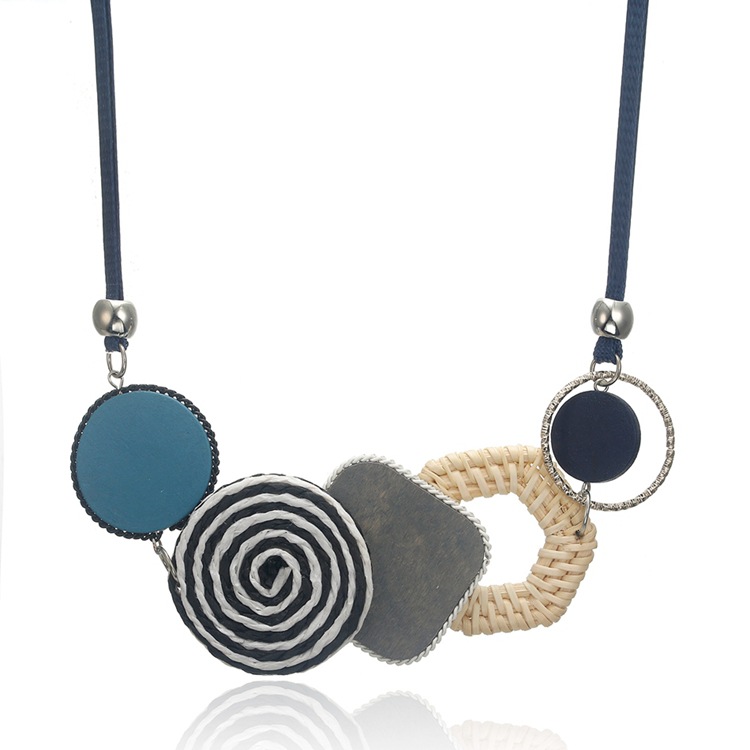 Title 9, Bamboo Pendant Necklace