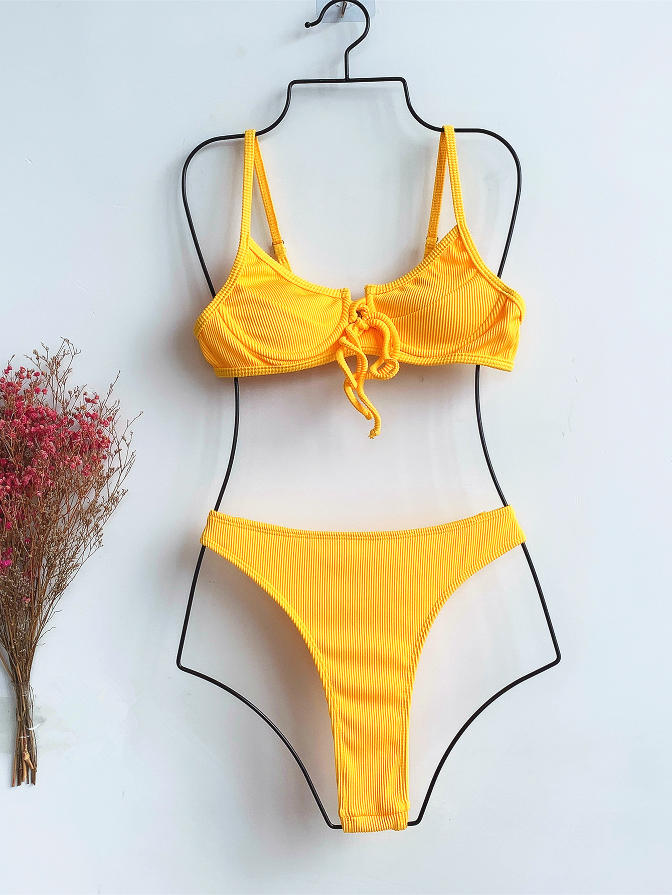 Title 12, Bikini liso de tirantes para mujer, perfecto pa...