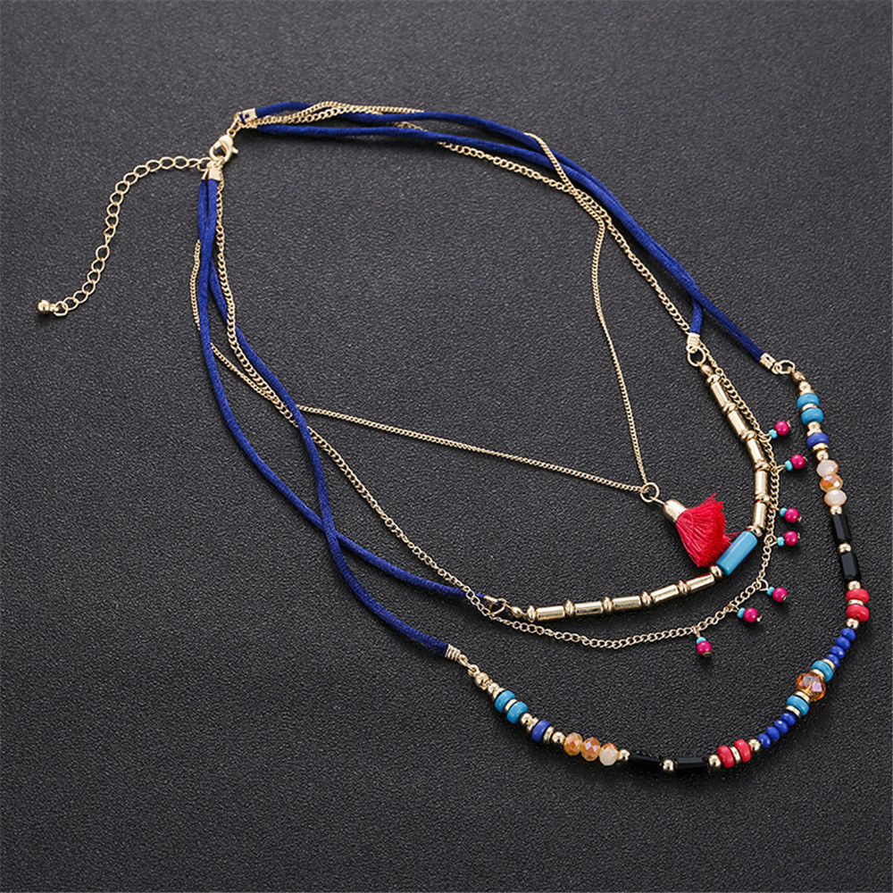 Title 4, Rice Bead Chain Tassel Pendant