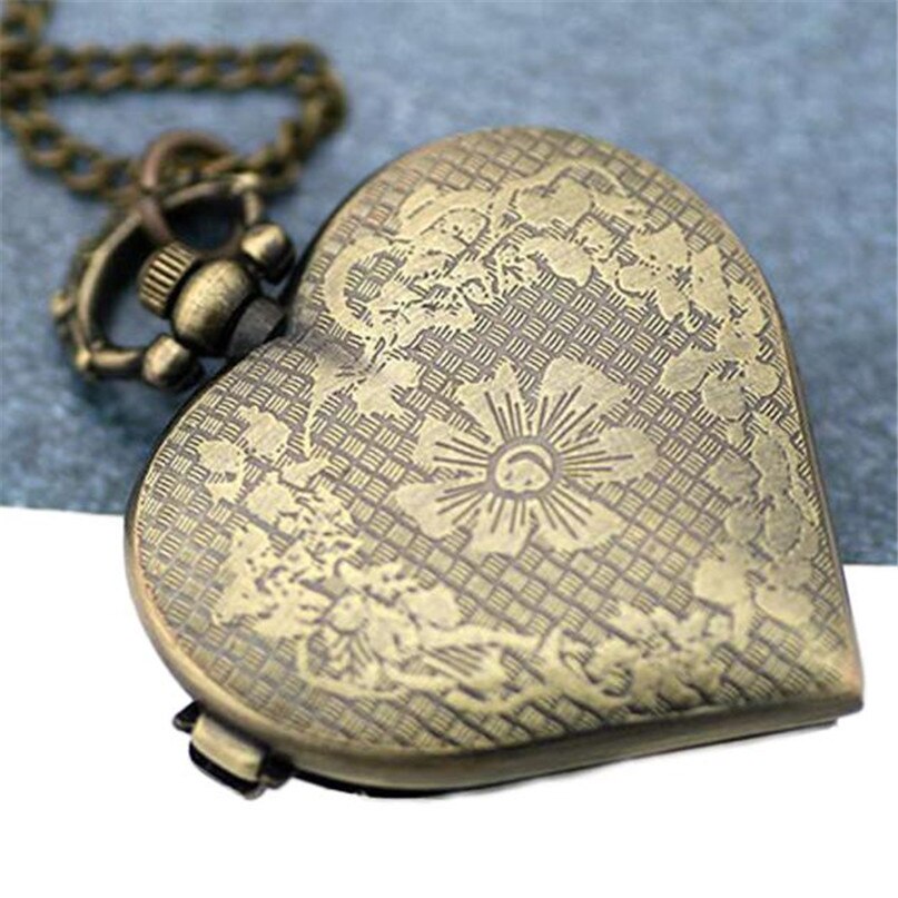 Title 3, Heart shaped pocket watch necklace