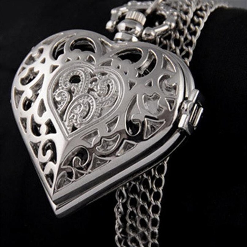 Title 4, Heart shaped pocket watch necklace