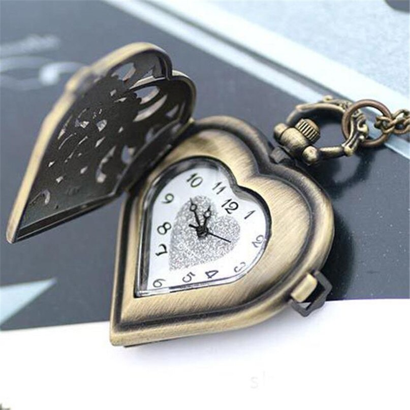 Title 5, Heart shaped pocket watch necklace