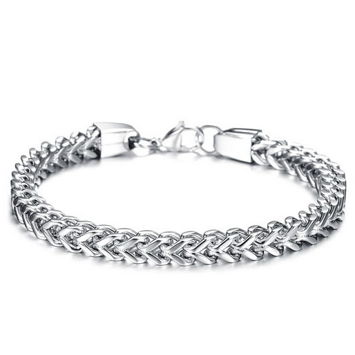 Title 1, Fashionable simple titanium steel mens bracelet