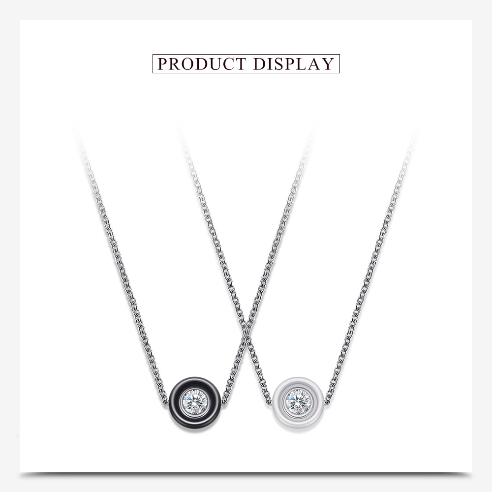 Title 2, Round temperament pendant necklace