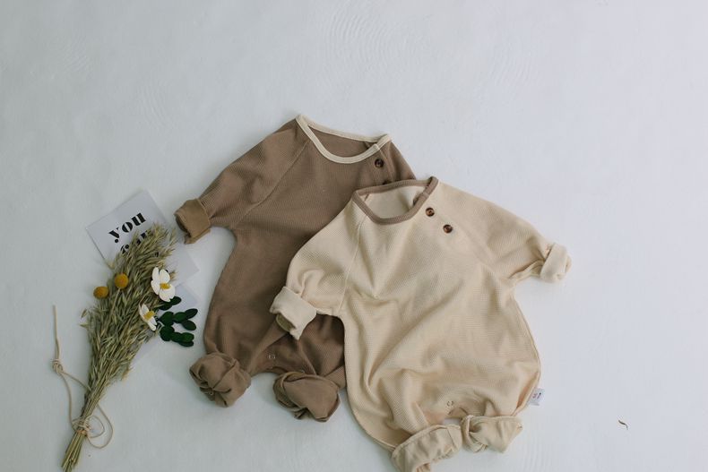 Title 3, Wafel romper voor babys, comfortabel en eenvou...