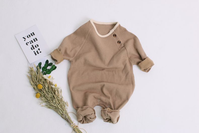 Title 6, Wafel romper voor babys, comfortabel en eenvou...