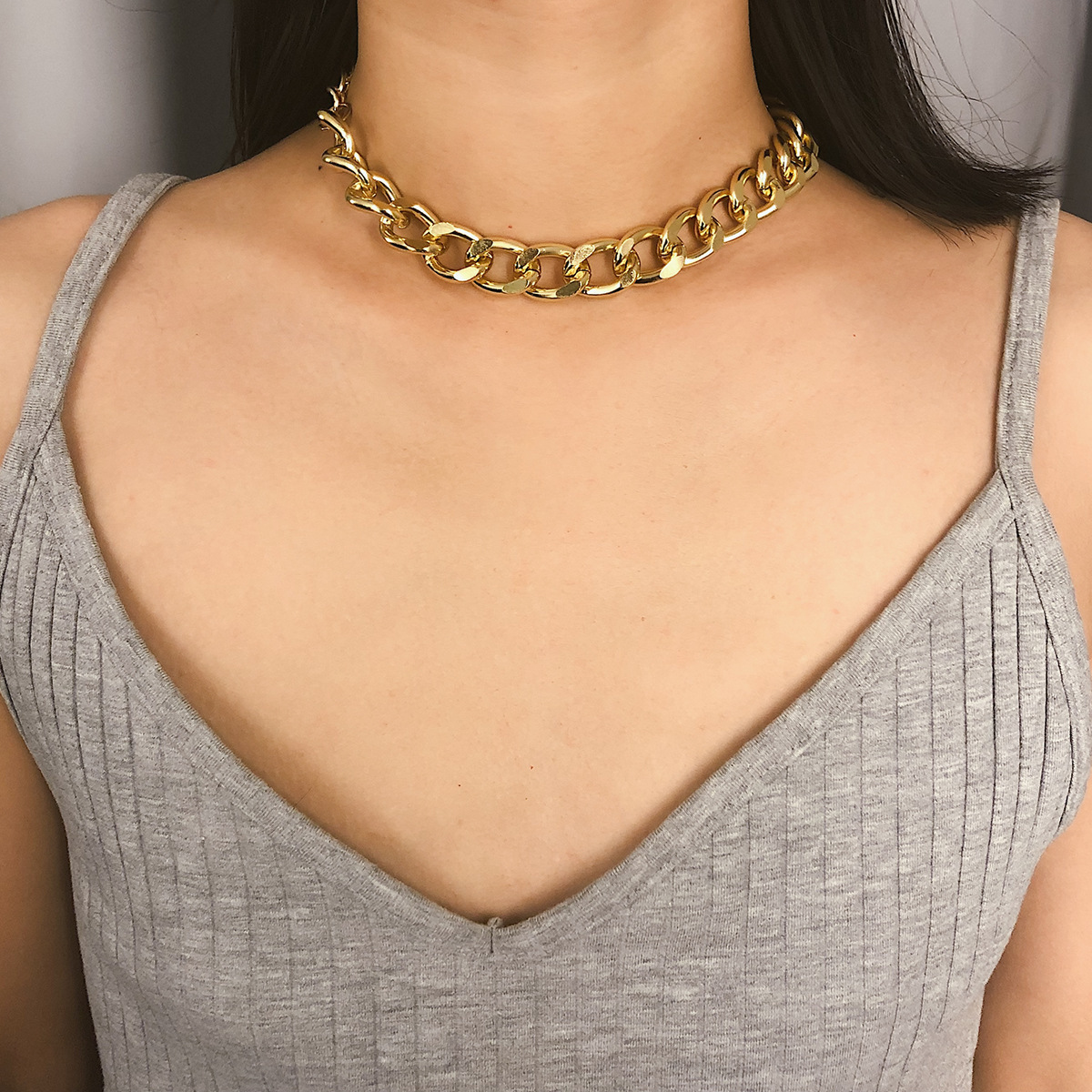 Title 8, Choker exaggerated punk style lady necklace