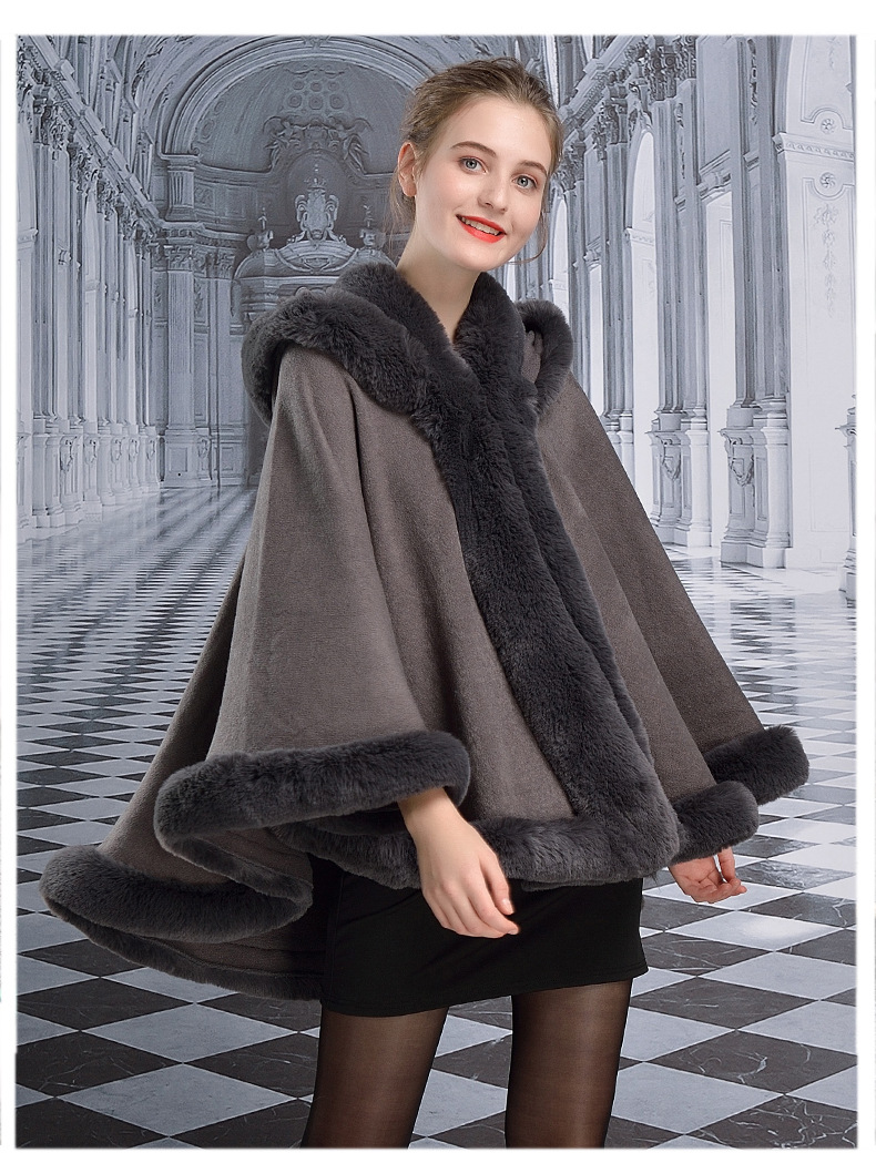 Title 3, Double-layer Hooded Cloak New Style Rex Rabbit ...