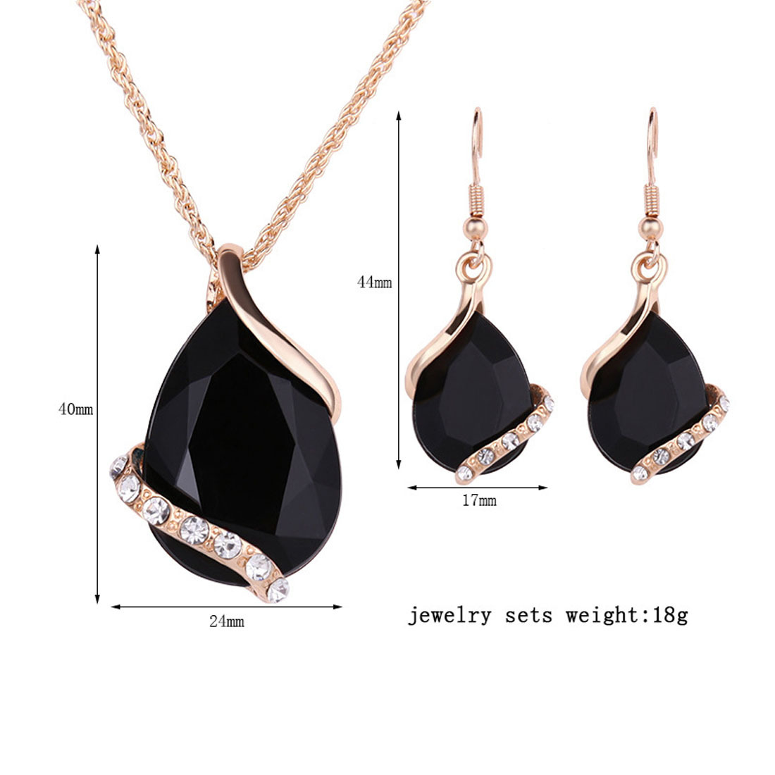 Title 1, Four-piece high-end alloy earring pendant