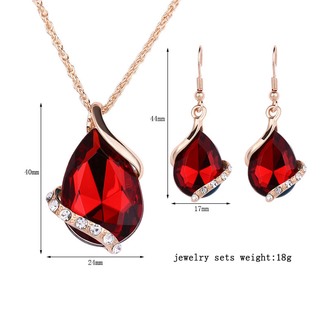 Title 3, Four-piece high-end alloy earring pendant