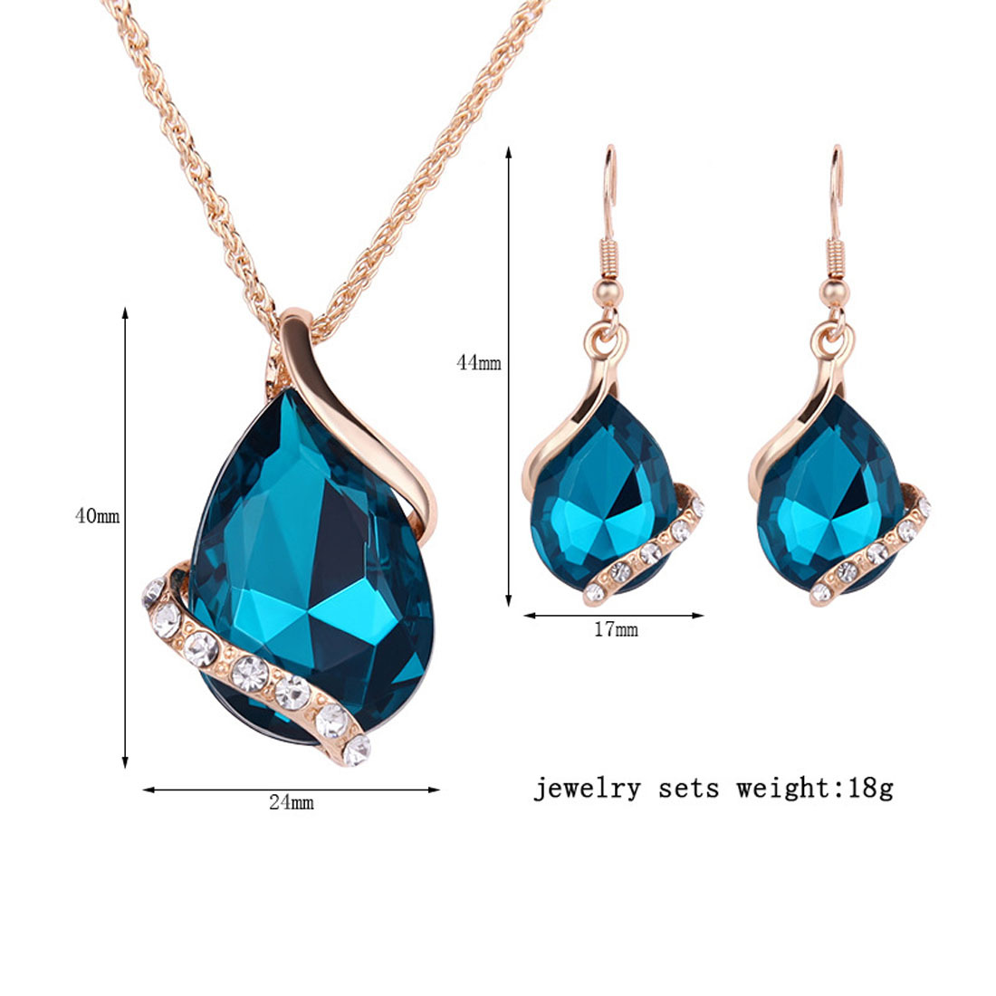 Title 4, Four-piece high-end alloy earring pendant