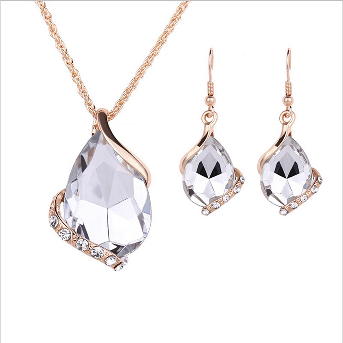 Title 6, Four-piece high-end alloy earring pendant