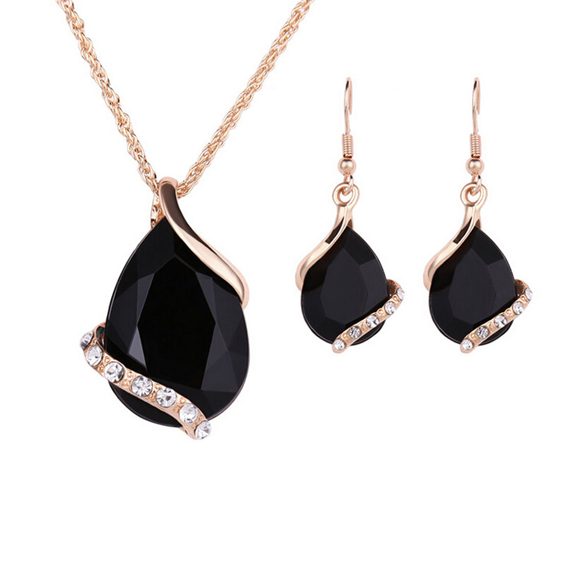 Title 7, Four-piece high-end alloy earring pendant