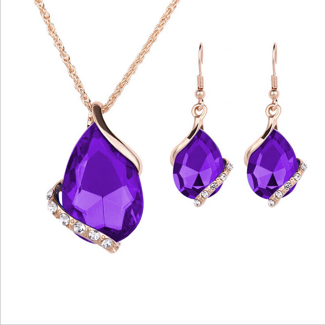 Title 8, Four-piece high-end alloy earring pendant