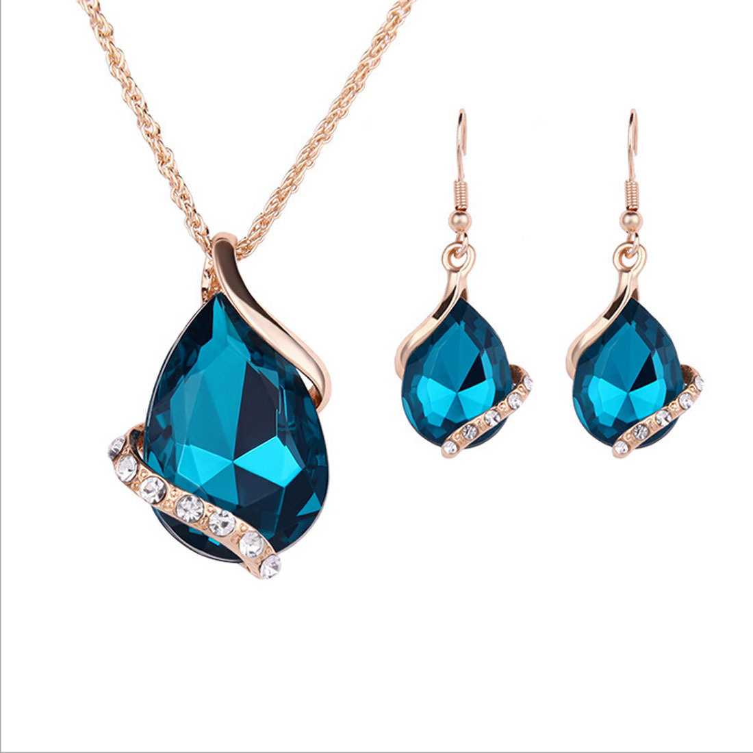 Title 10, Four-piece high-end alloy earring pendant