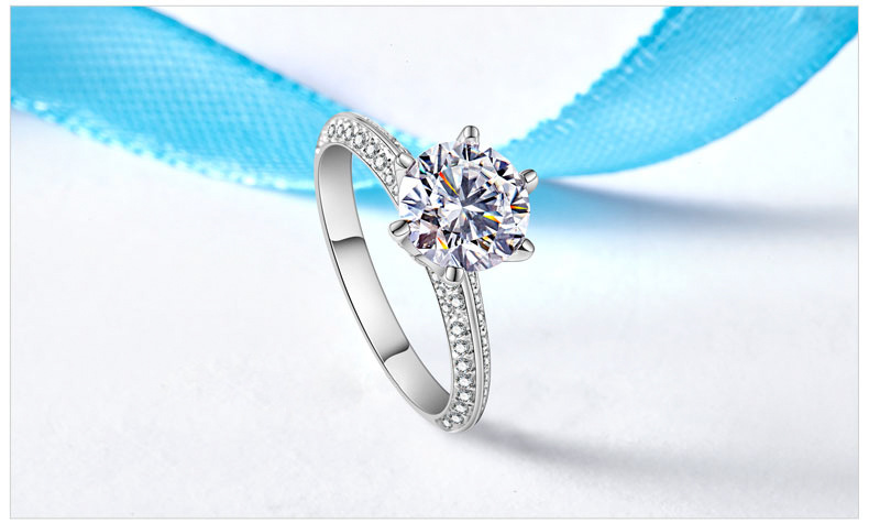 Title 4, Zircon Womens Diamond Ring with Broken Diamond...