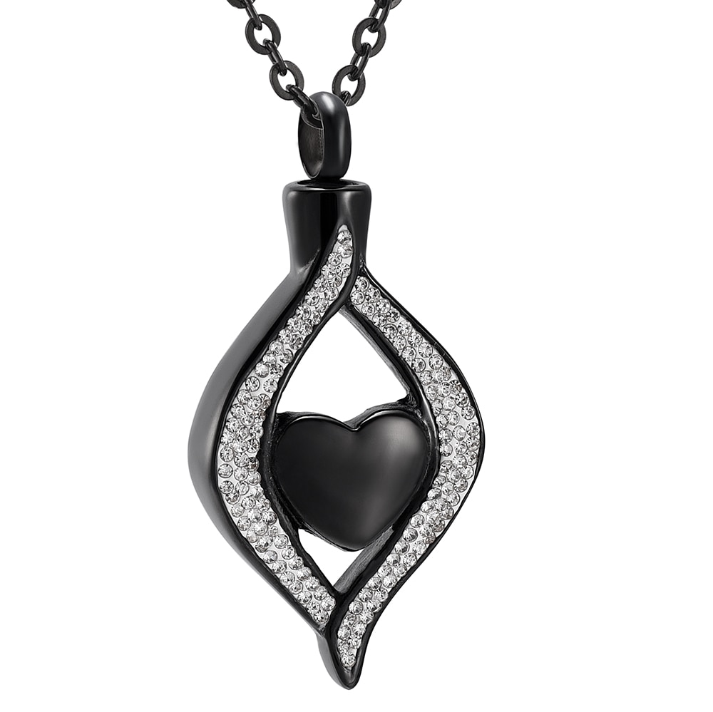 Title 10, Titanium steel heart ash box pendant