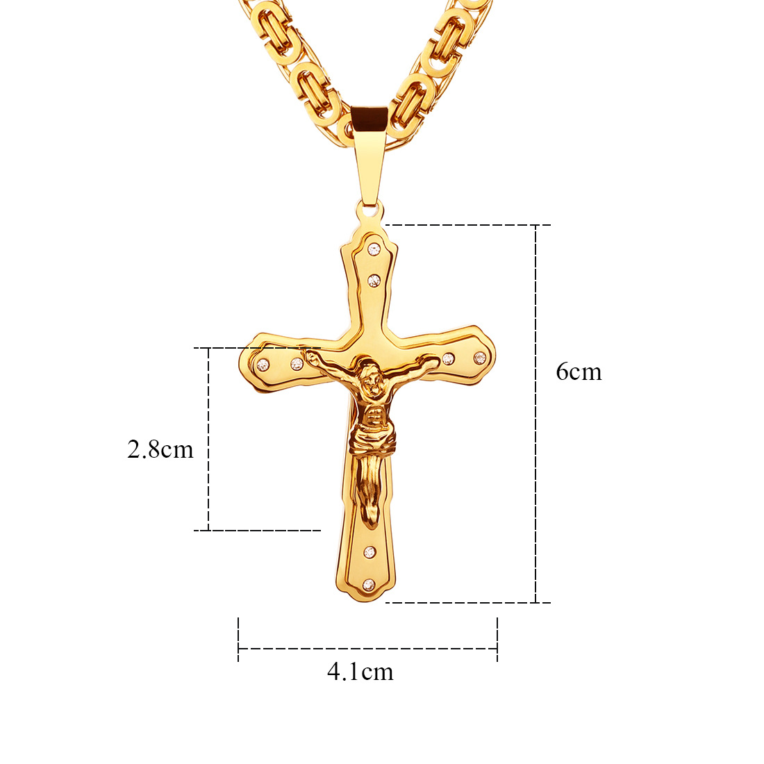 Title 2, Jesus golden cross