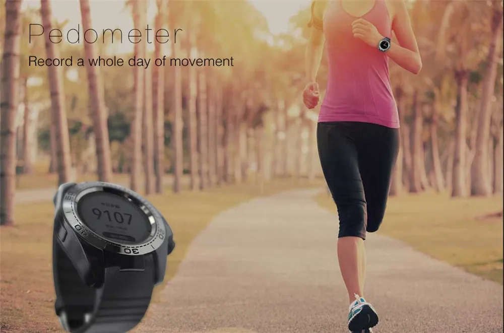 Title 6, Bluetooth Smartwatch mit rundem Display Fitness...