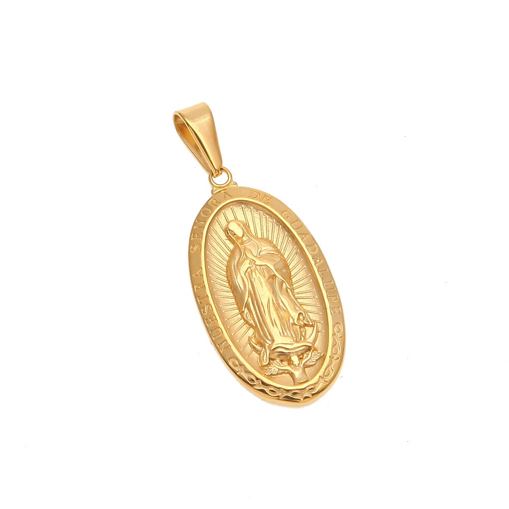 Title 1, Virgin Mary necklace clavicle chain pendant