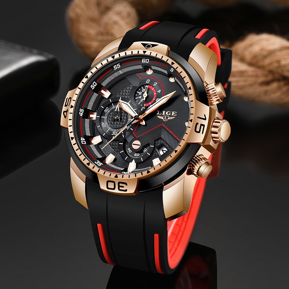 Title 8, Cool Waterproof Quartz Watch. Stylish design me...