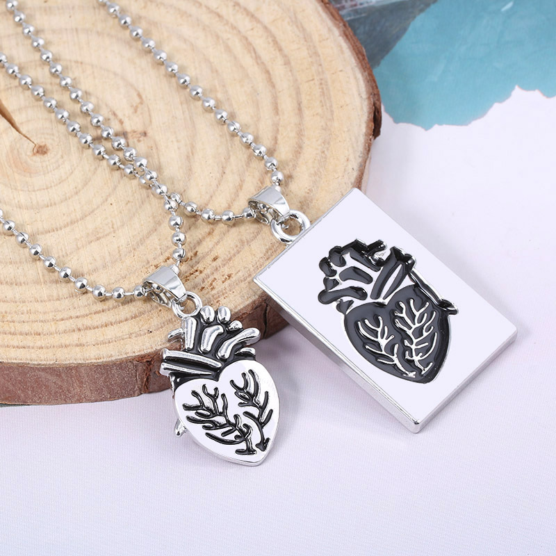 Title 4, Puzzle Jewelry Couple Collares Anatomical Heart...