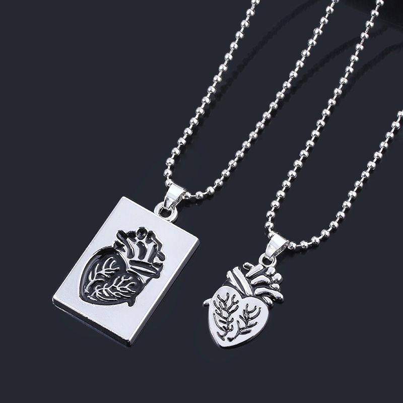 Title 5, Puzzle Jewelry Couple Collares Anatomical Heart...