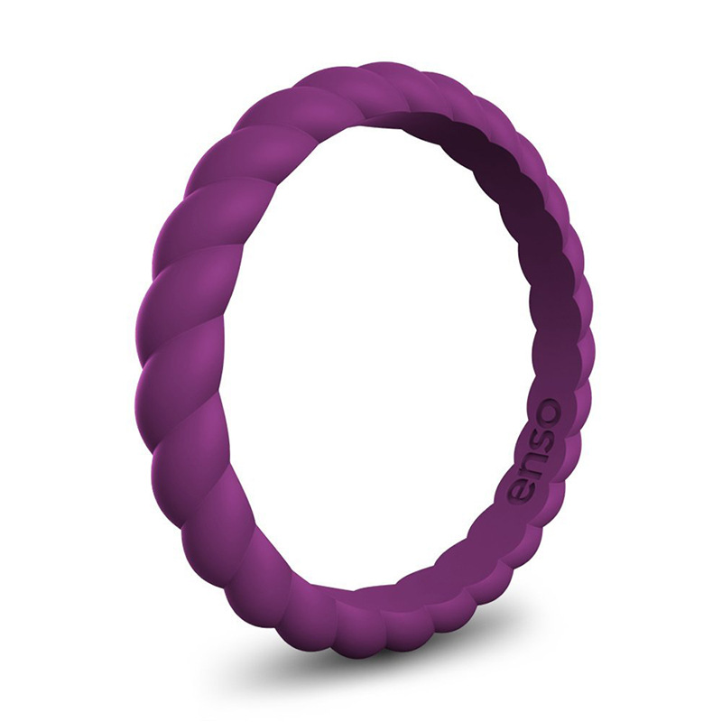 Title 3, Lanneau en silicone Twist pour femmes offre un...