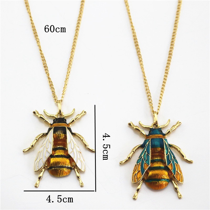 Title 1, Bee pendant necklace