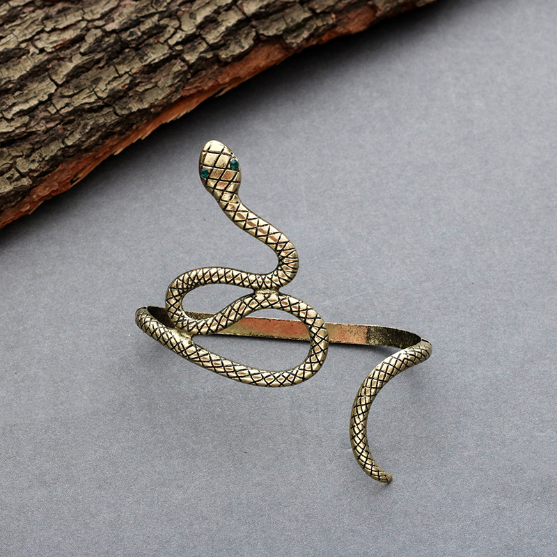 Title 2, European and American retro snake bracelet