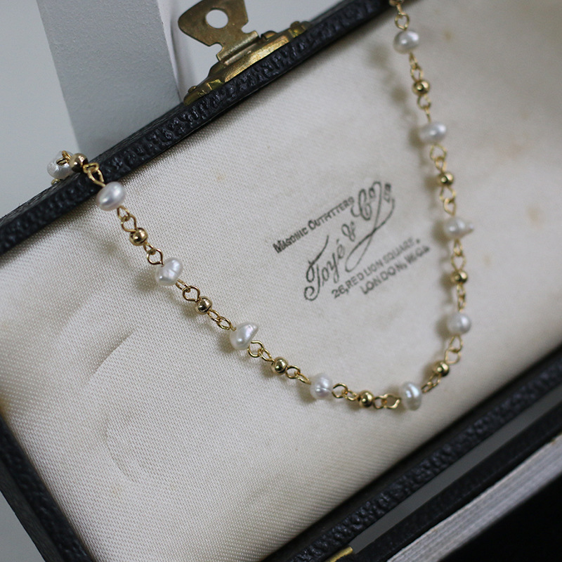 Title 2, Natural freshwater pearl handmade chain