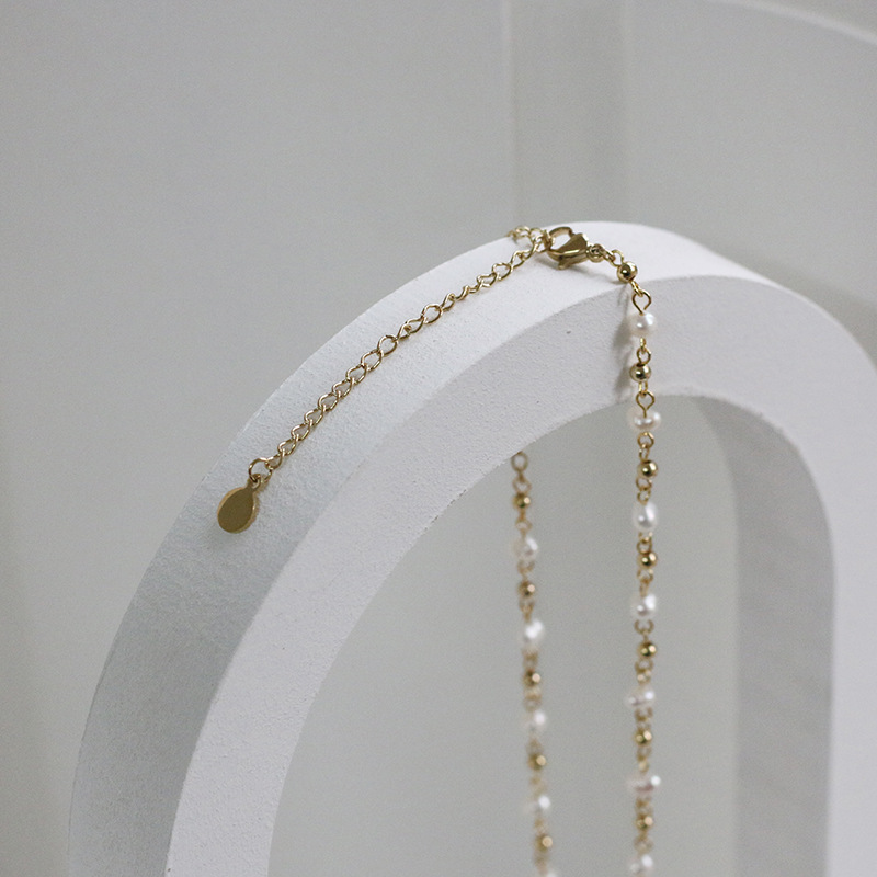 Title 14, Natural freshwater pearl handmade chain