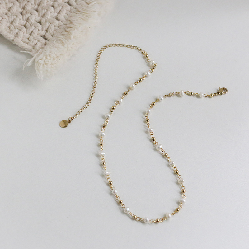 Title 16, Natural freshwater pearl handmade chain