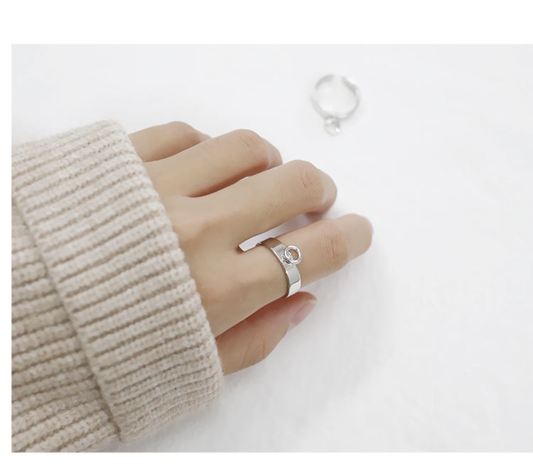 Title 5, Minimalist design hollow small ring offering su...