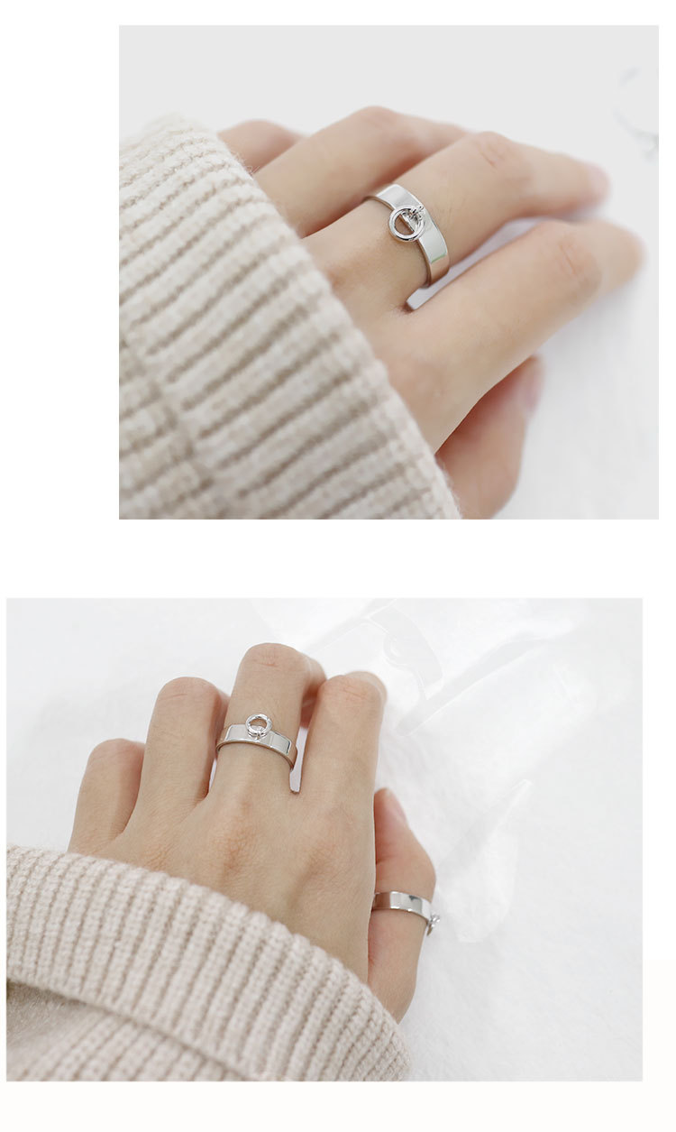 Title 7, Minimalist design hollow small ring offering su...