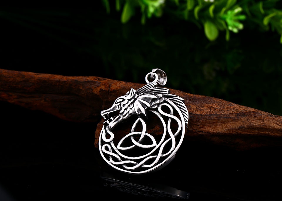 Title 1, Stainless steel necklace pendant